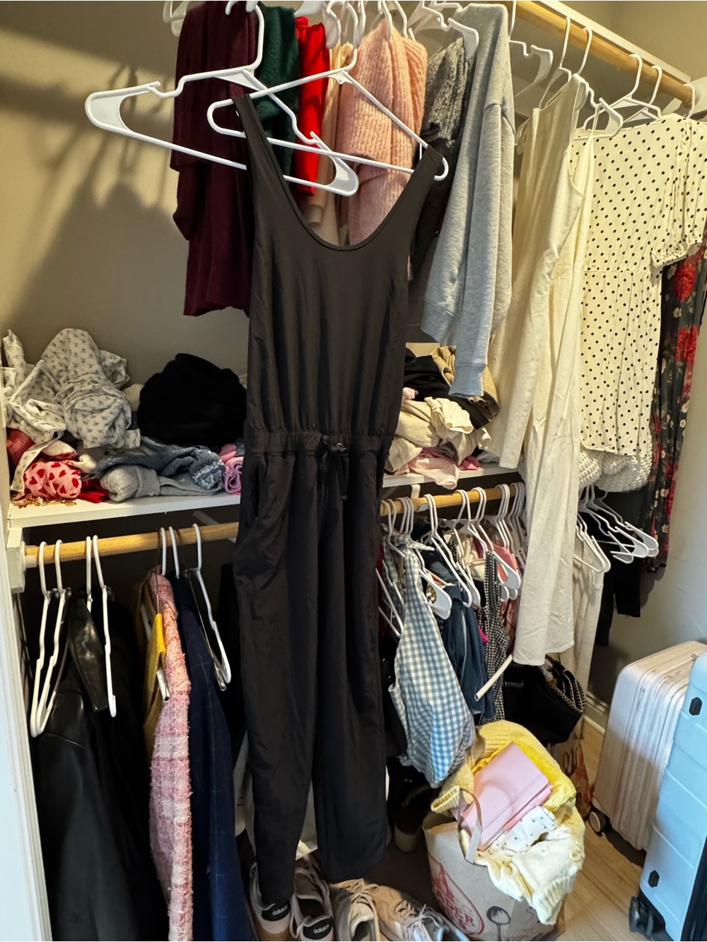 Patagonia Black Women's Sleeveless Jumpsuit - Classic Scoop Neck